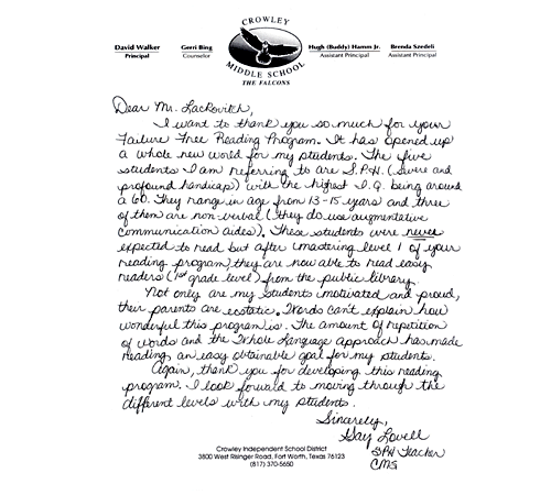 letters of recommendation for teachers. Letter For Teachers